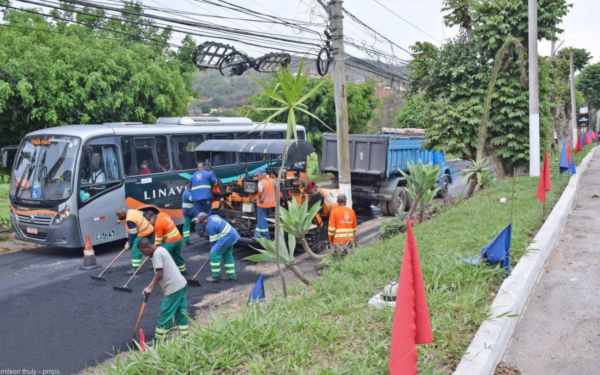 Mais recente via contemplada pelo projeto A&ccedil;&atilde;o Asfalto