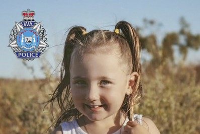Austrália oferece US$ 750 mil para encontrar menina de 4 anos