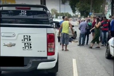Confronto em via da Zona Oeste deixa uma mulher atropelada e um ferido