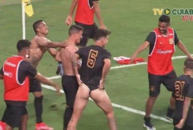 Ex-Fluminense, Radamés viraliza com empolgada comemoração pela classificação do Brasiliense