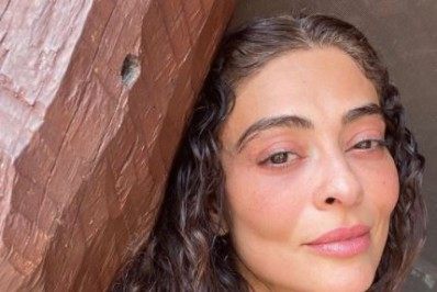 Toda natural! Juliana Paes posa sem make e sem filtro