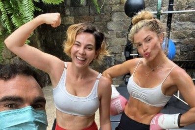 'Perdi a pose', brinca Tainá Muller sobre treino com Grazi Massafera