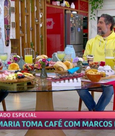 Ana Maria Braga e Marcos Mion - Reprodução/Globo