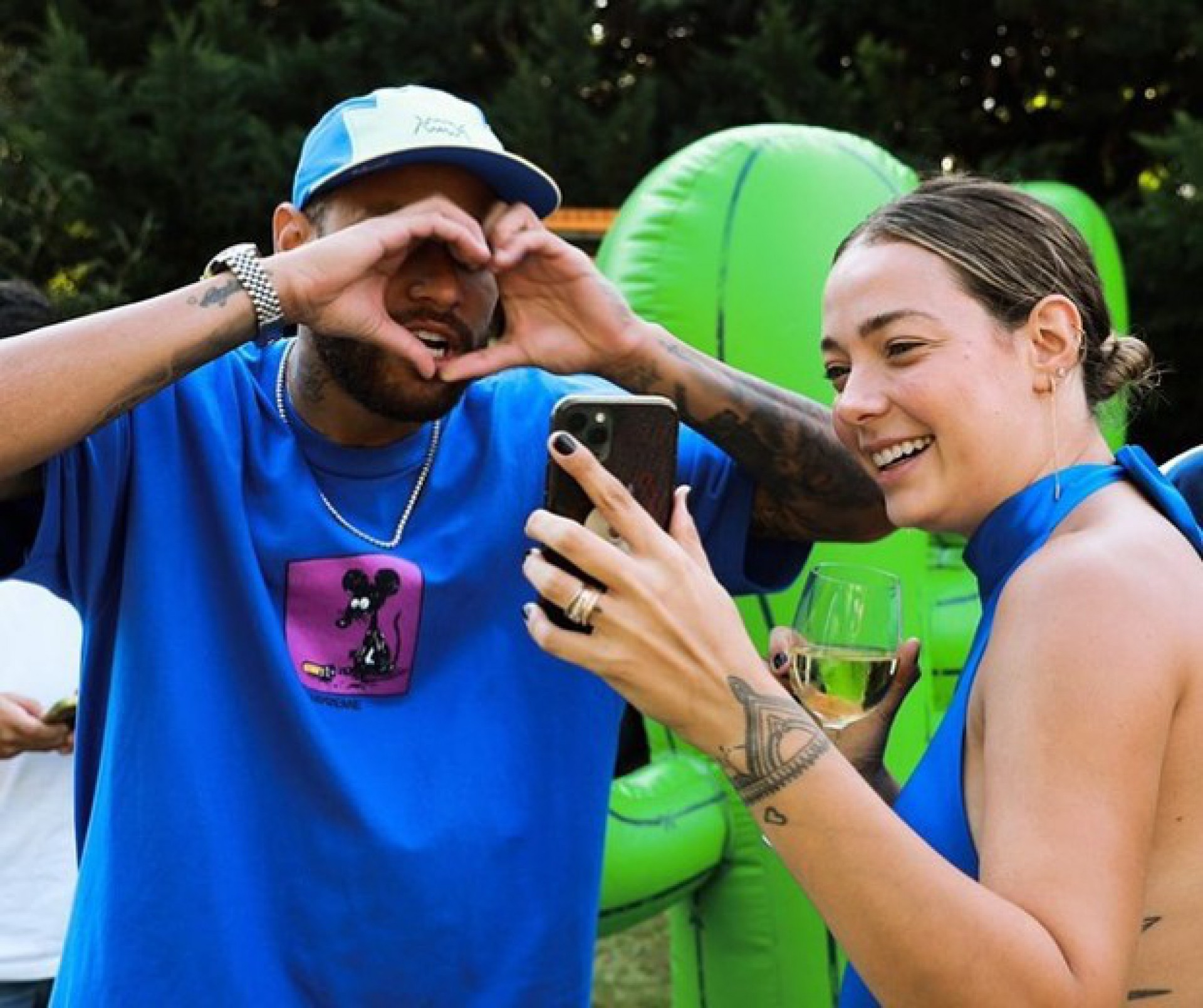 Neymar faz homenagem para Carol Dantas, mãe de seu filho - Reprodução Internet