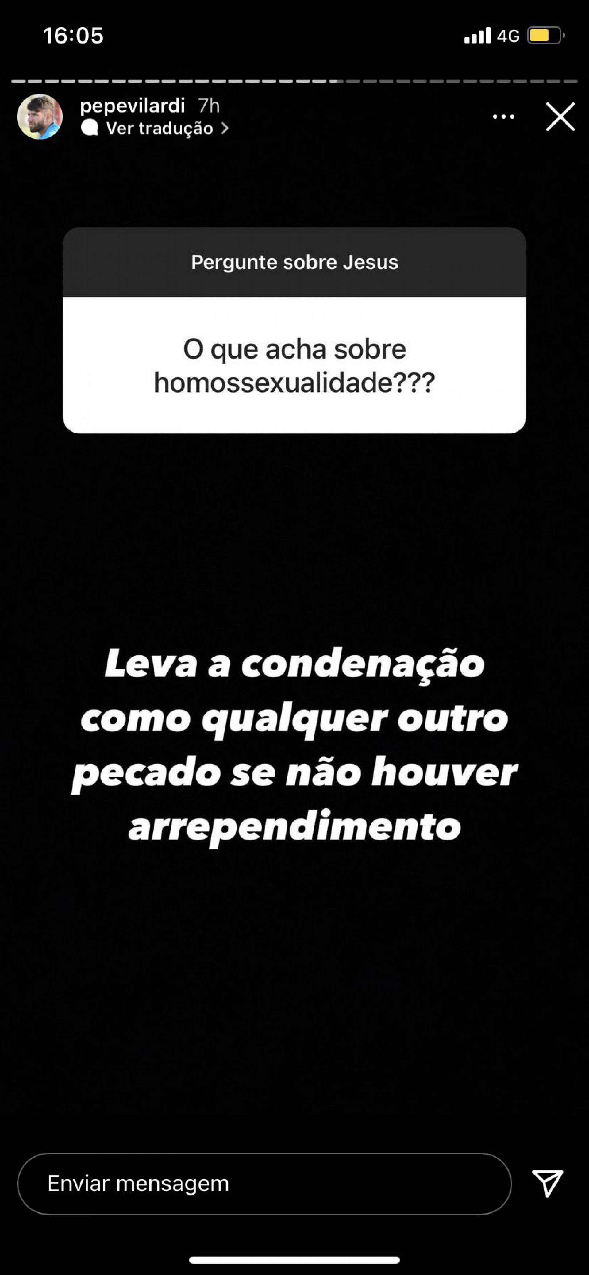 Pepê, ex-Flamengo, causa polêmica ao falar sobre homossexuais  - Reprodução