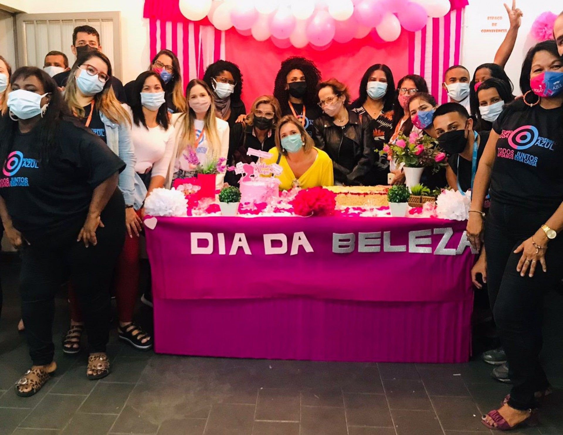 O Caps AD fez um evento para alertar sobre a import&acirc;ncia dos exames de detec&ccedil;&atilde;o do c&acirc;ncer de mama - Divulga&ccedil;&atilde;o / PMBR