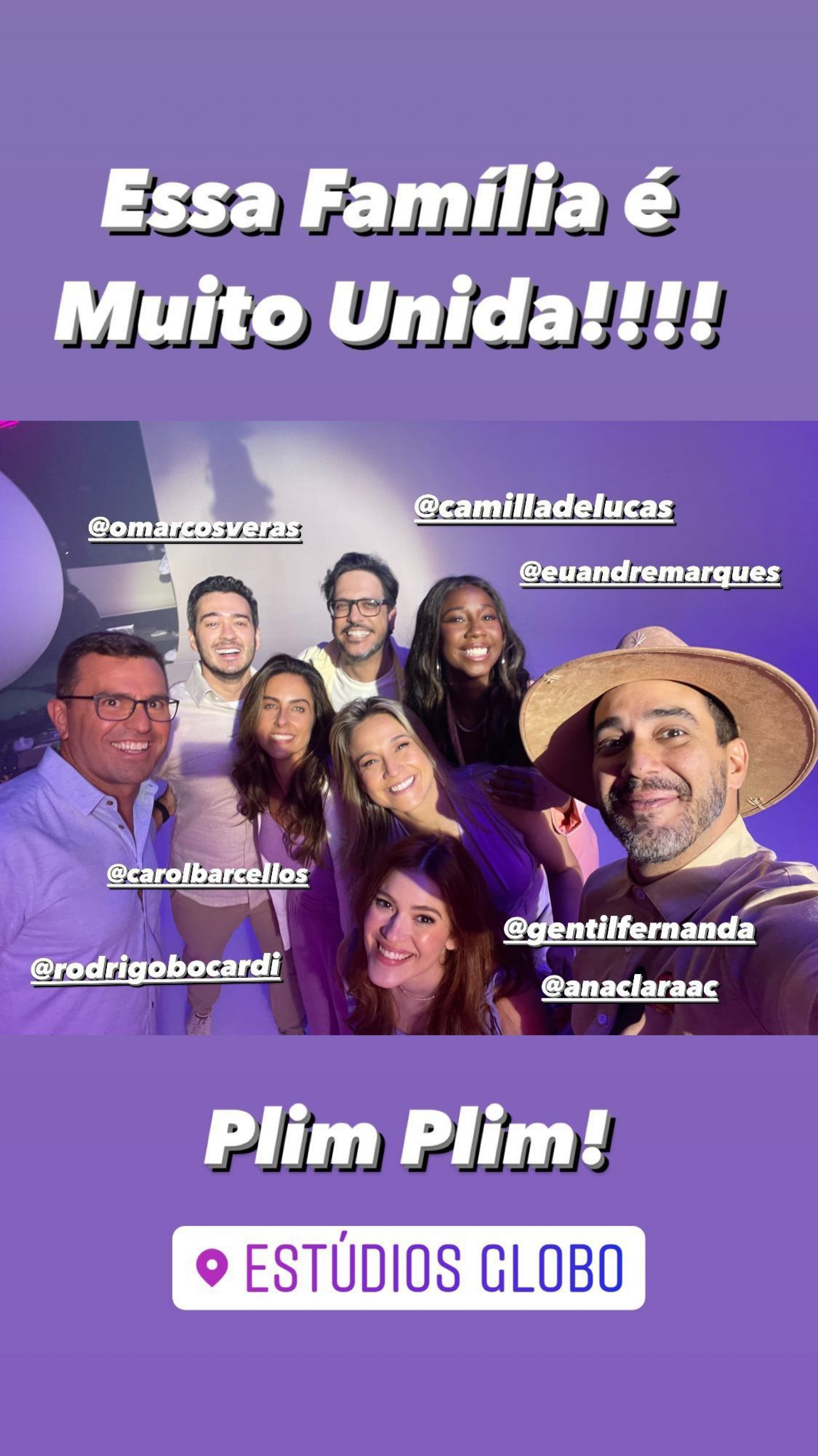 Famosos mostram bastidores da vinheta de final de ano da Globo - Reprodução Internet