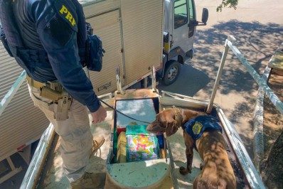 Polícia Rodoviária Federal apreende três toneladas de maconha em caminhão