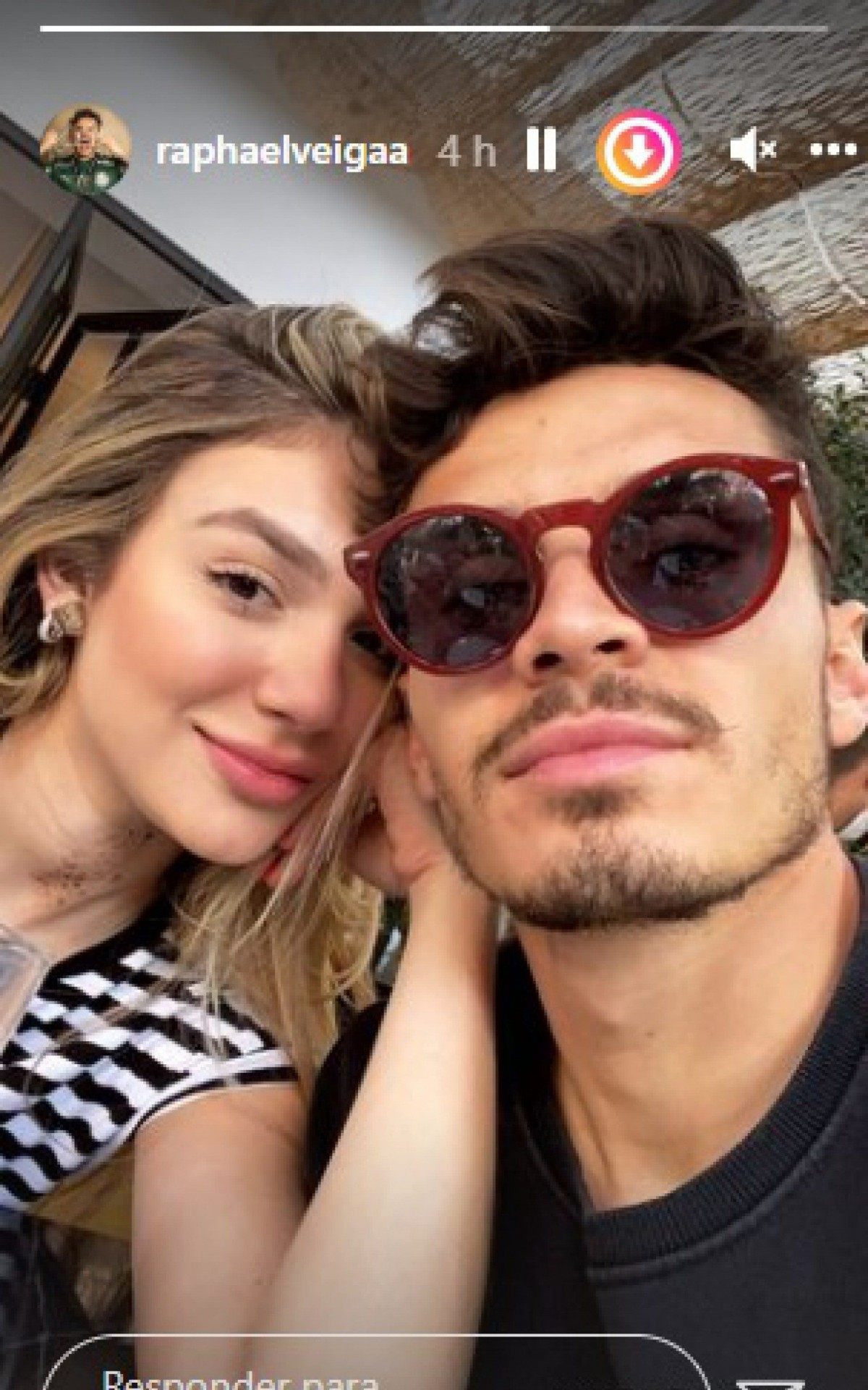 Bruna Santana e Raphael Veiga