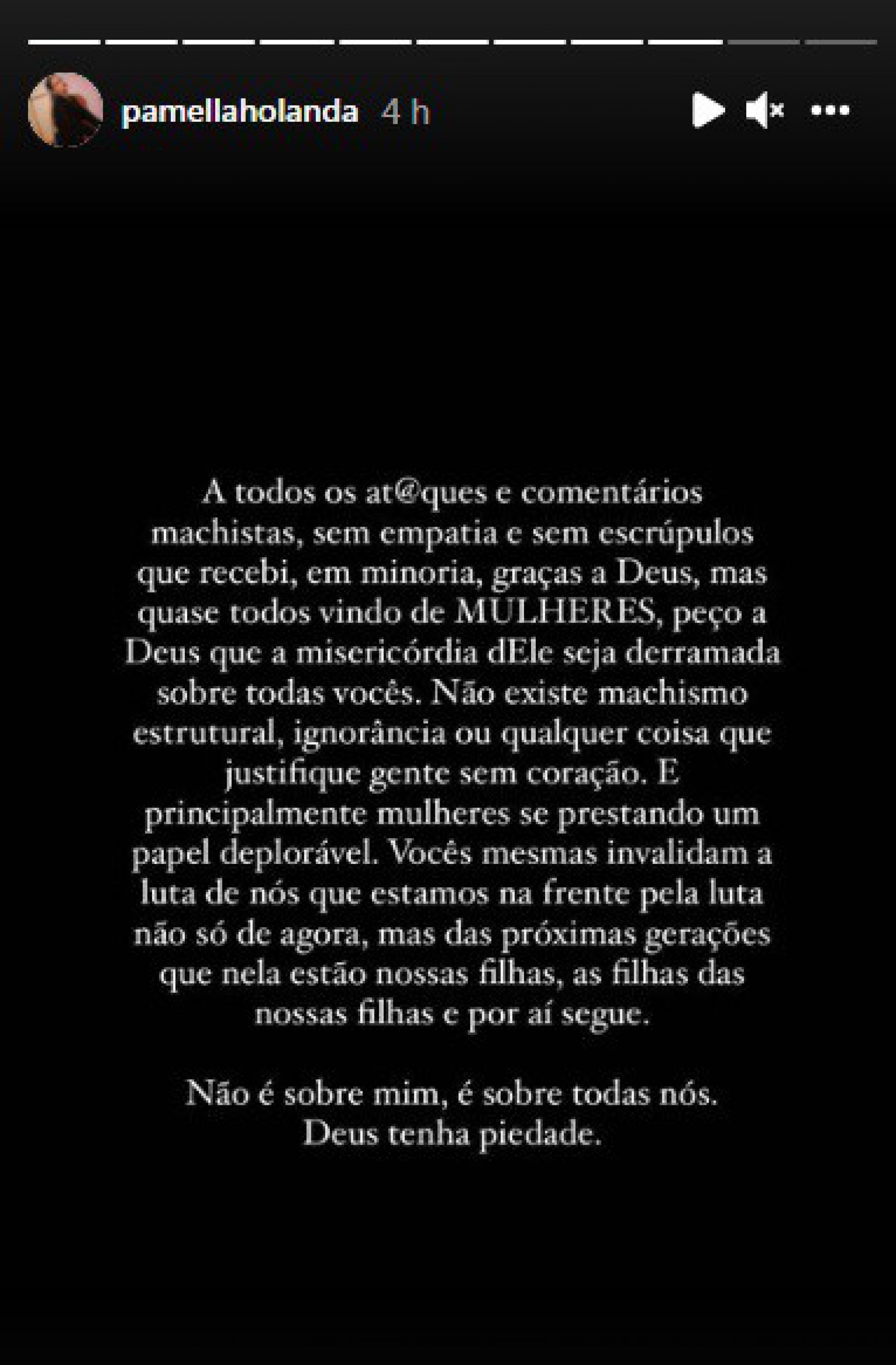 Pamella Holanda desabafa sobre soltura de DJ Ivis - reprodução do instagram