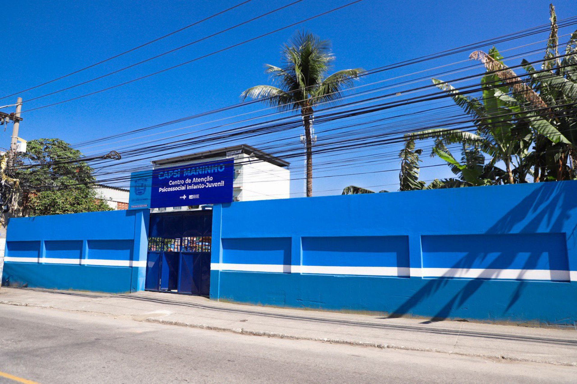Centro de Atenção Psicossocial Infanto-Juvenil (CAPSij Maninho), no bairro do Jardim Meriti - Divulgação