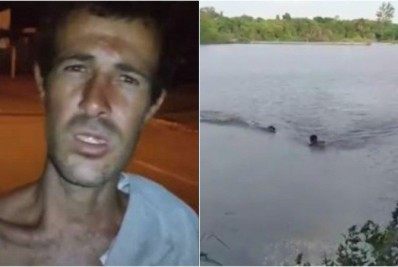 Vídeo: homem é atacado por jacaré e dispara: 'Vocês não sabem como ele tá'