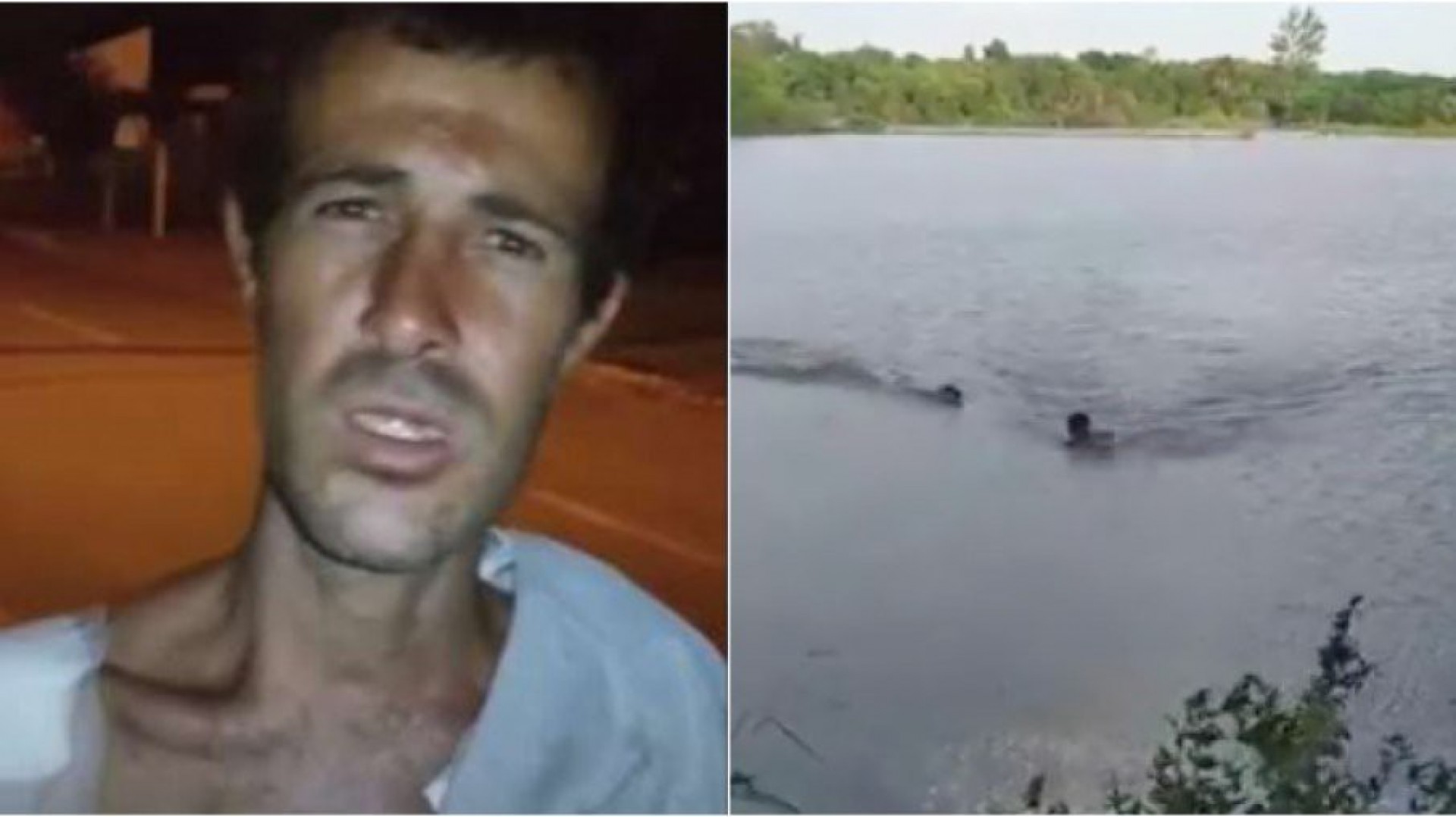 Homem atacado por jacar&eacute; enquanto nadava