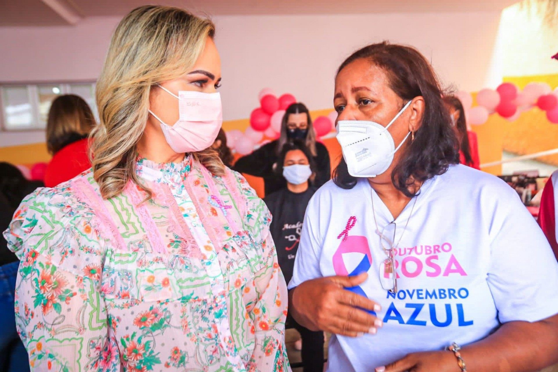 A deputada federal Daniela do Waguinho destacou o trabalho feito pela Sa&uacute;de do munic&iacute;pio - Rafael Barreto / PMBR