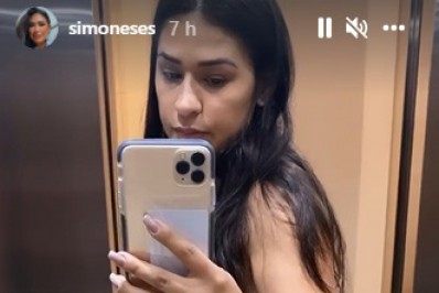 Simone Mendes brinca sobre barriga após perda de peso: 'Ainda temos'