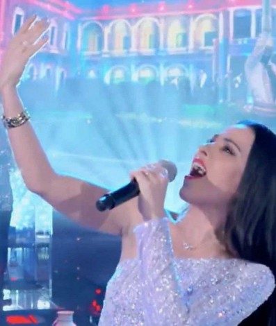 Wanessa Camargo impressionou o público do 'Show dos Famosos' com sua interpretação de 'Galopeira', da cantora Perla Paraguaya - Reprodução/Globo