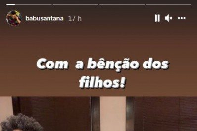 Noivos! Babu Santana pede Livia Nascimento em casamento: 'Com a benção dos filhos'