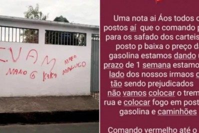 Comando Vermelho exige que donos de postos reduzam preço da gasolina