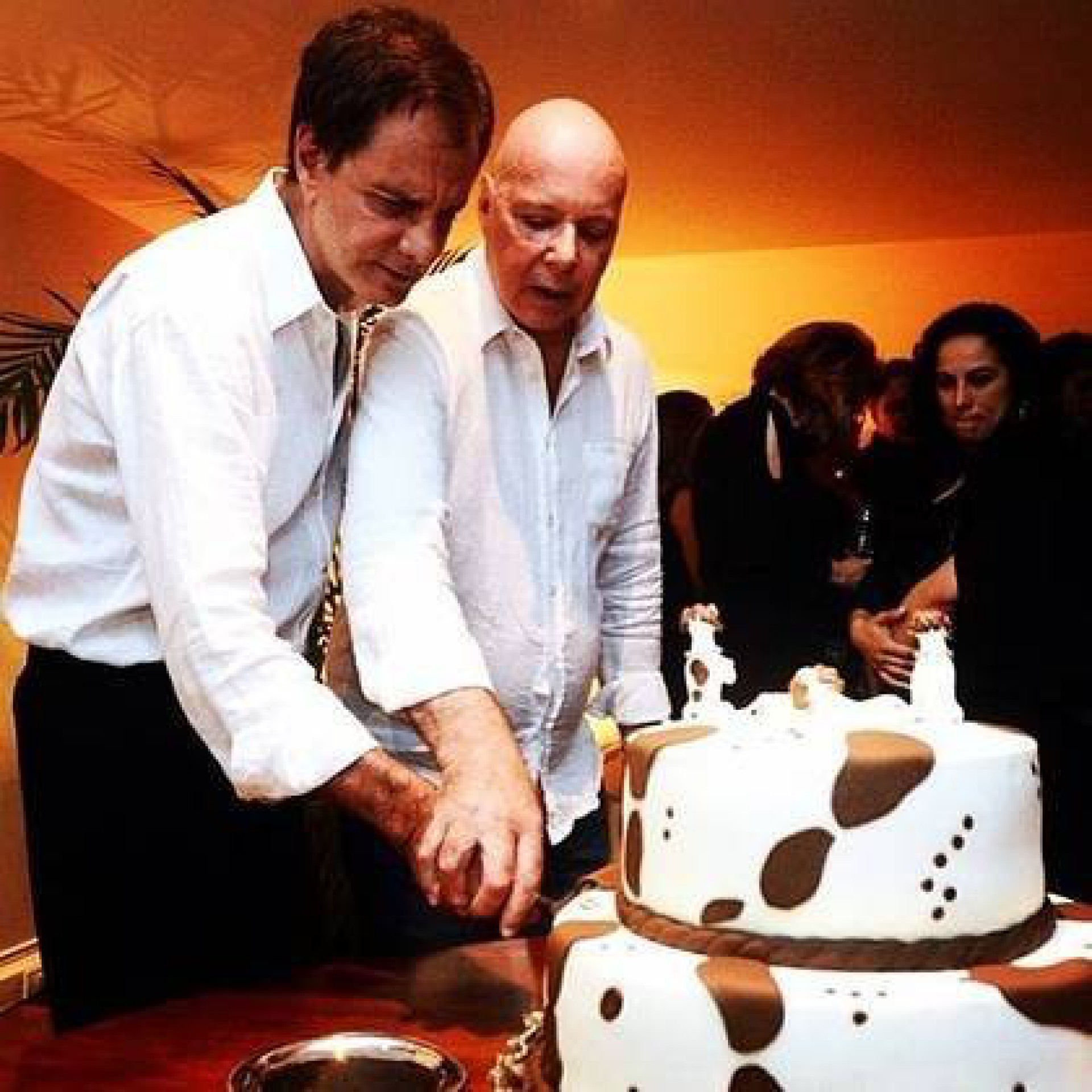 Gilberto Braga e Edgar Moura Brasil - Reprodução/Instagram