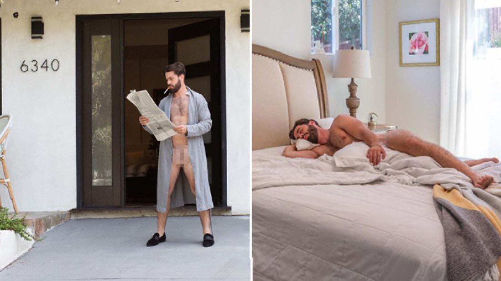 David Ferrugio, corretor que posou nu - Divulgação