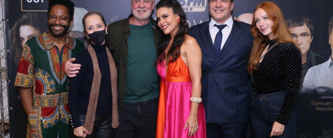 Flavio Bauraqui, Ana Botafogo, Luiz Fernando Guimar&atilde;es, Nanda Garcia, Daniel Boaventura e Malu Rodrigues