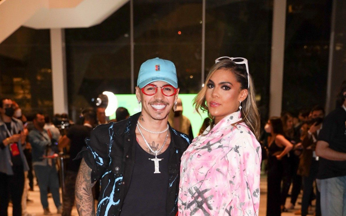 Biel e Tays Reis participam do Pr&ecirc;mio Jovem Brasileiro, em S&atilde;o Paulo, na noite desta quinta-feira