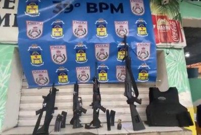 PM prende sete criminosos, após troca de tiros em guerra de facções em Belford Roxo