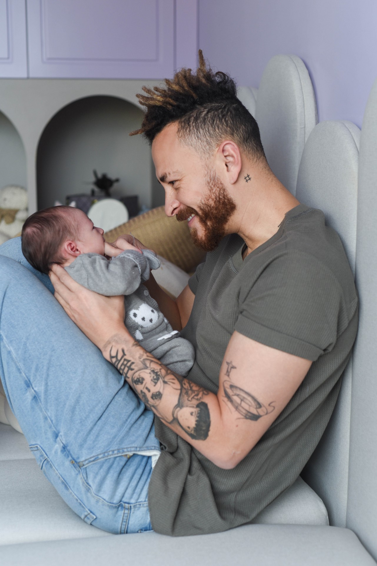 Fred e o filho, Cris - Divulgação