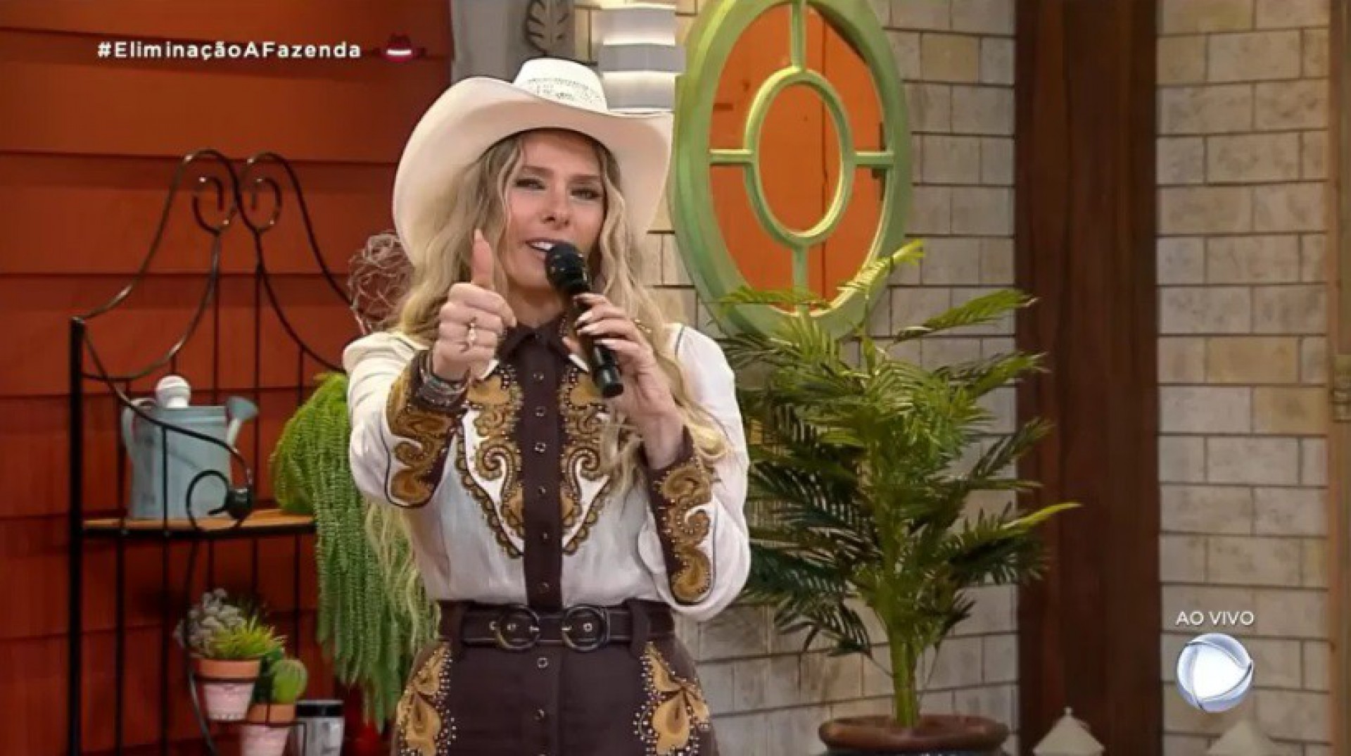 Adriane Galisteu afirma que produção de 'A Fazenda' não tem nada a ver com os fogos que soltaram para MC Gui - Reprodução