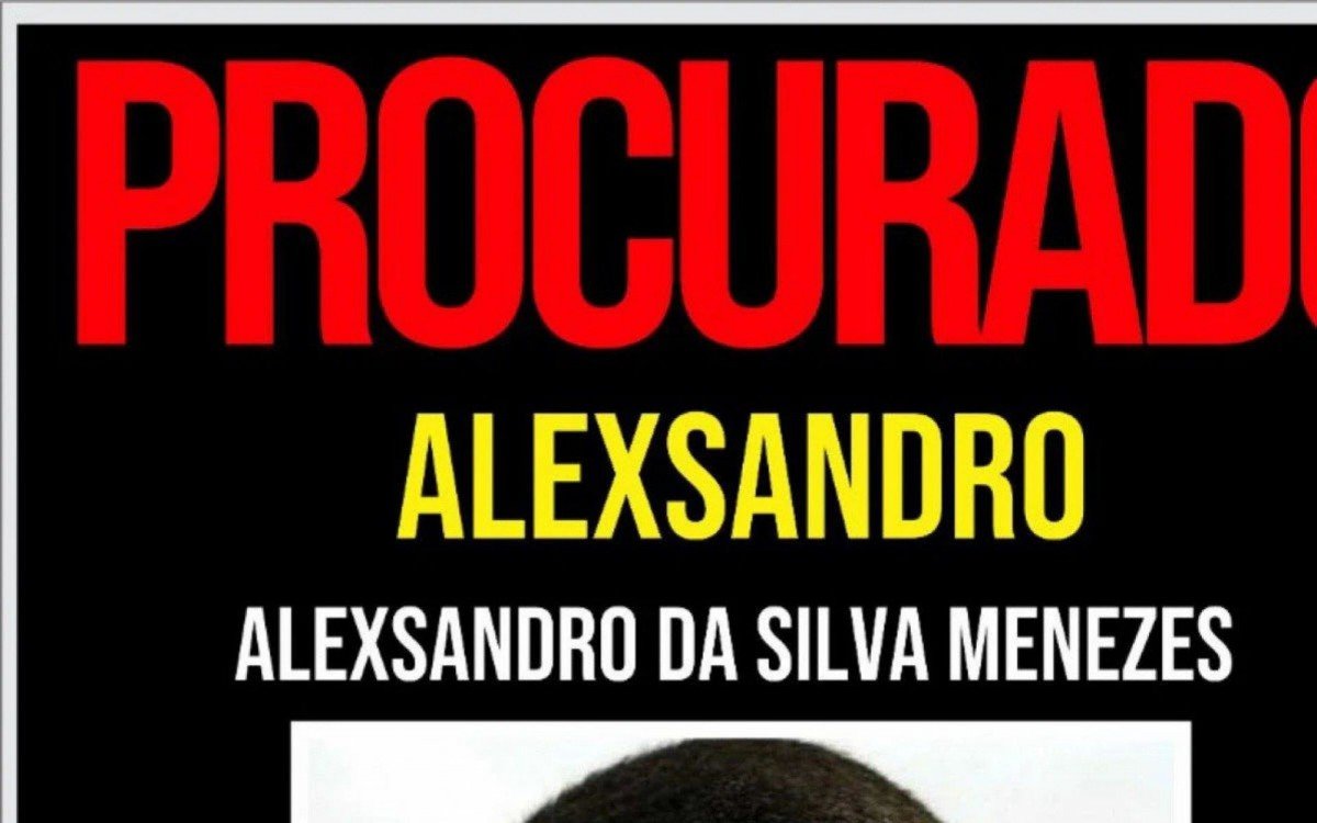 Procurado Alexsandro da Silva Menezes - Portal dos Procurados divulga cartaz de homem suspeito de atirar em funcionária em São Gonçalo