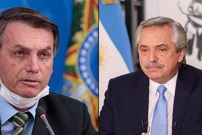 Bolsonaro deixa críticas de lado e tem encontro amigável com presidente argentino