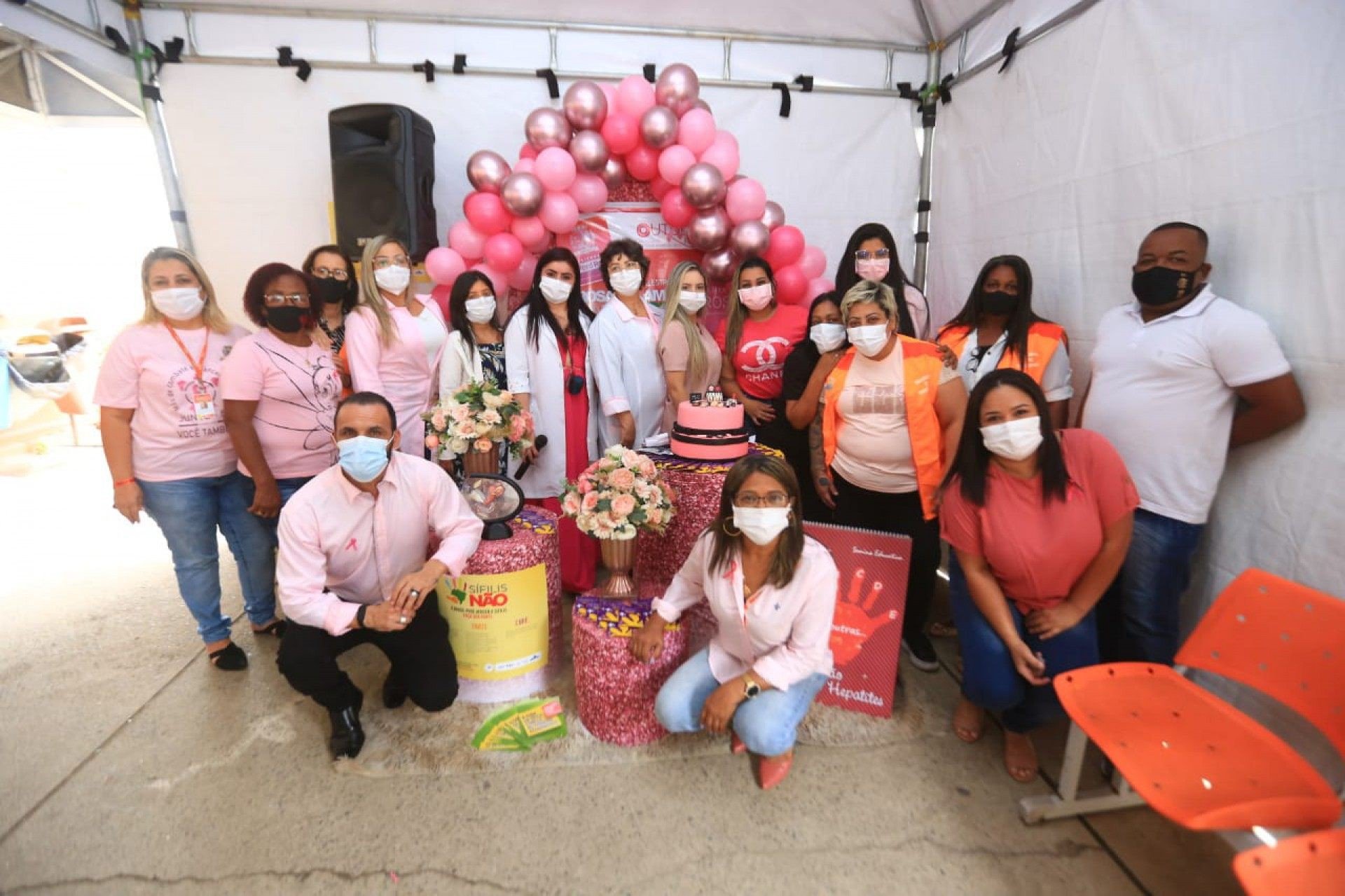 A UPA do bairro Bom Pastor encerrou o Outubro Rosa com uma s&eacute;rie de atividades - Rafael Barreto / PMBR