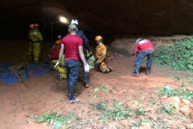 Bombeiros confirmam nove óbitos no desabamento em gruta de SP; apenas uma pessoa foi socorrida