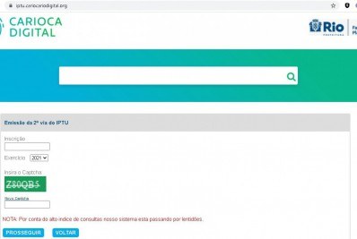 Cuidado: Prefeitura do Rio identifica site falso de emissão de boletos de IPTU
