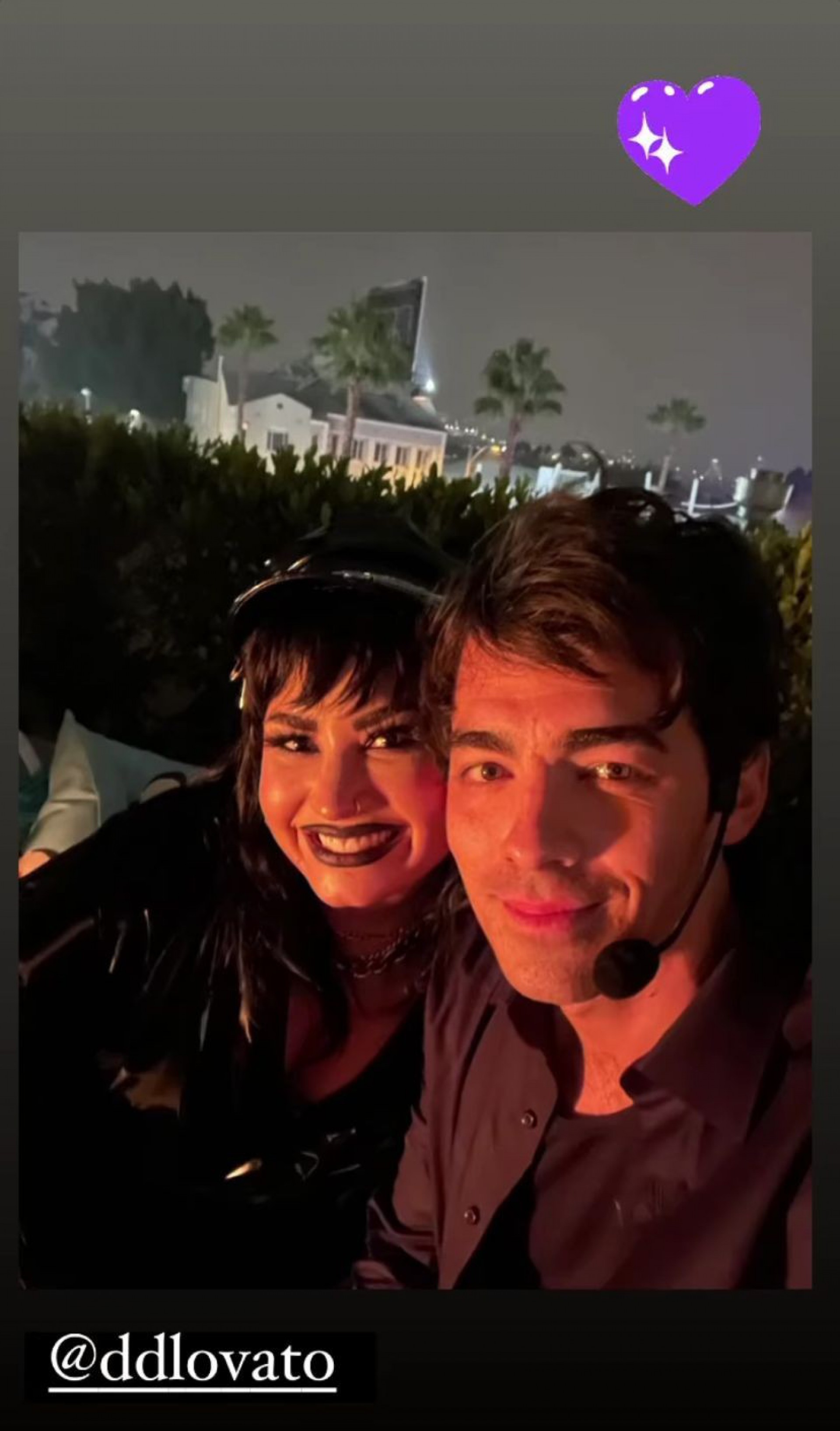 Demi Lovato e Joe Jonas - Reprodução/Instagram