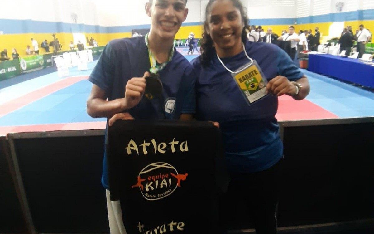 O atleta Gabriel Vogel conquistou a medalha de bronze