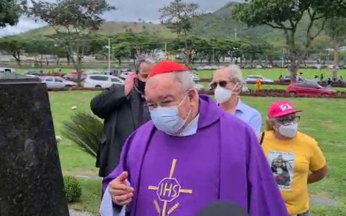 Cardeal Dom Orani Tempesta participa de eventos durante o dia todo - Reprodução O DIA