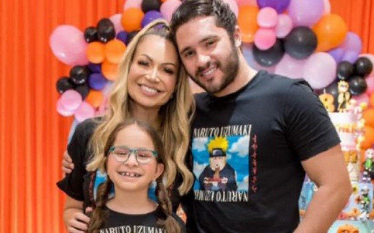 Maria Esther ganhou festa para comemorar seus oito anos 