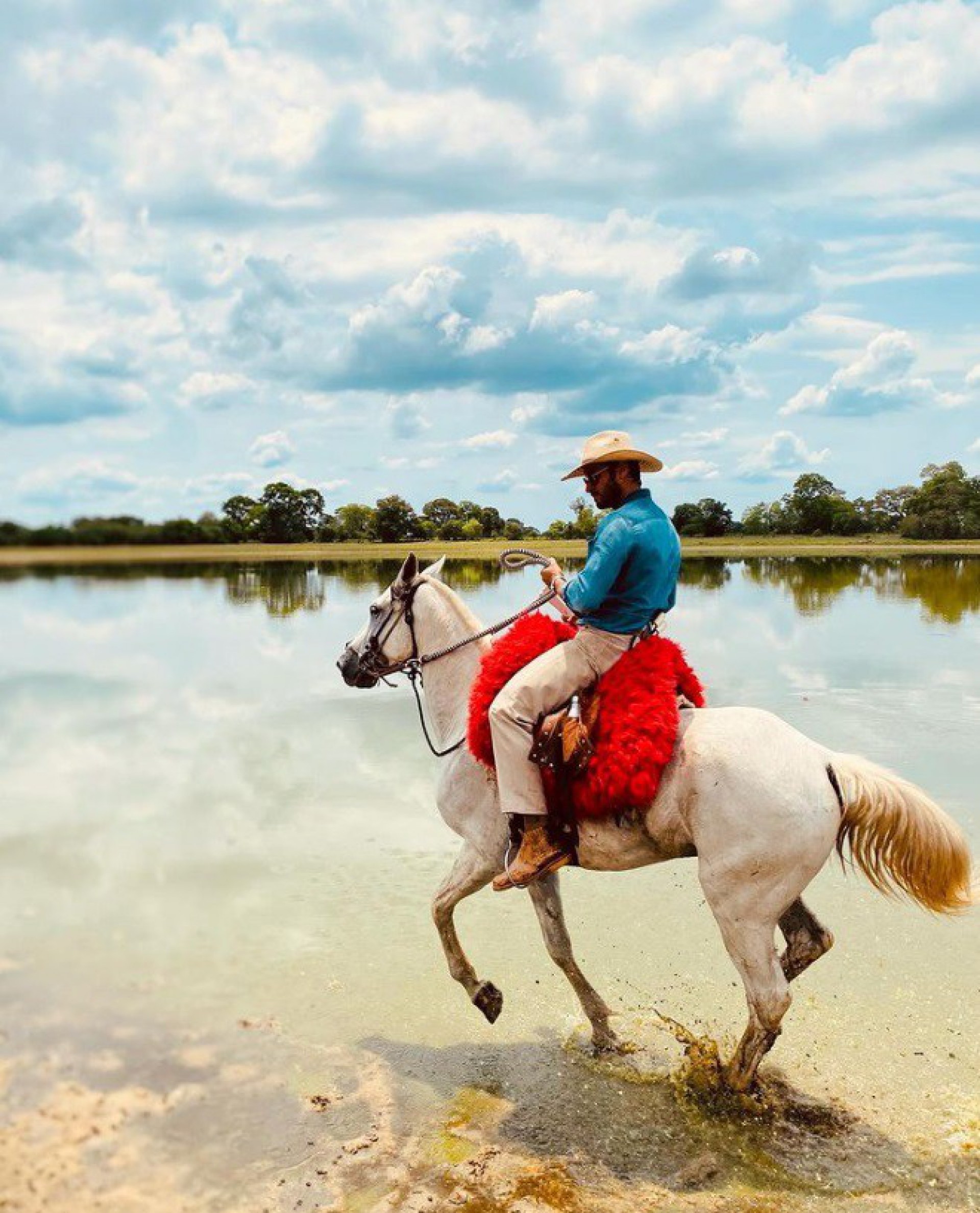 Leandro Lima em passeio pelo Pantanal - Reprodução/Instagram