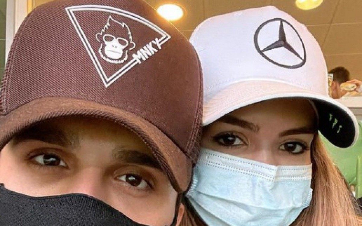 Luan Santana e Izabela Cunha