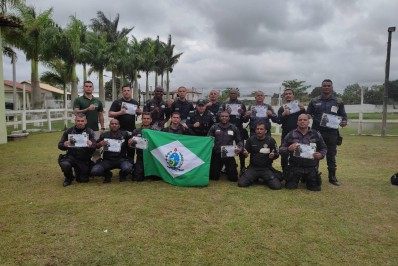Agentes da Guarda Municipal de Saquarema participam de curso de capacitação