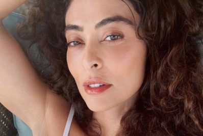 Juliana Paes surge com o rosto inchado e brinca: 'Preenchimento natural'
