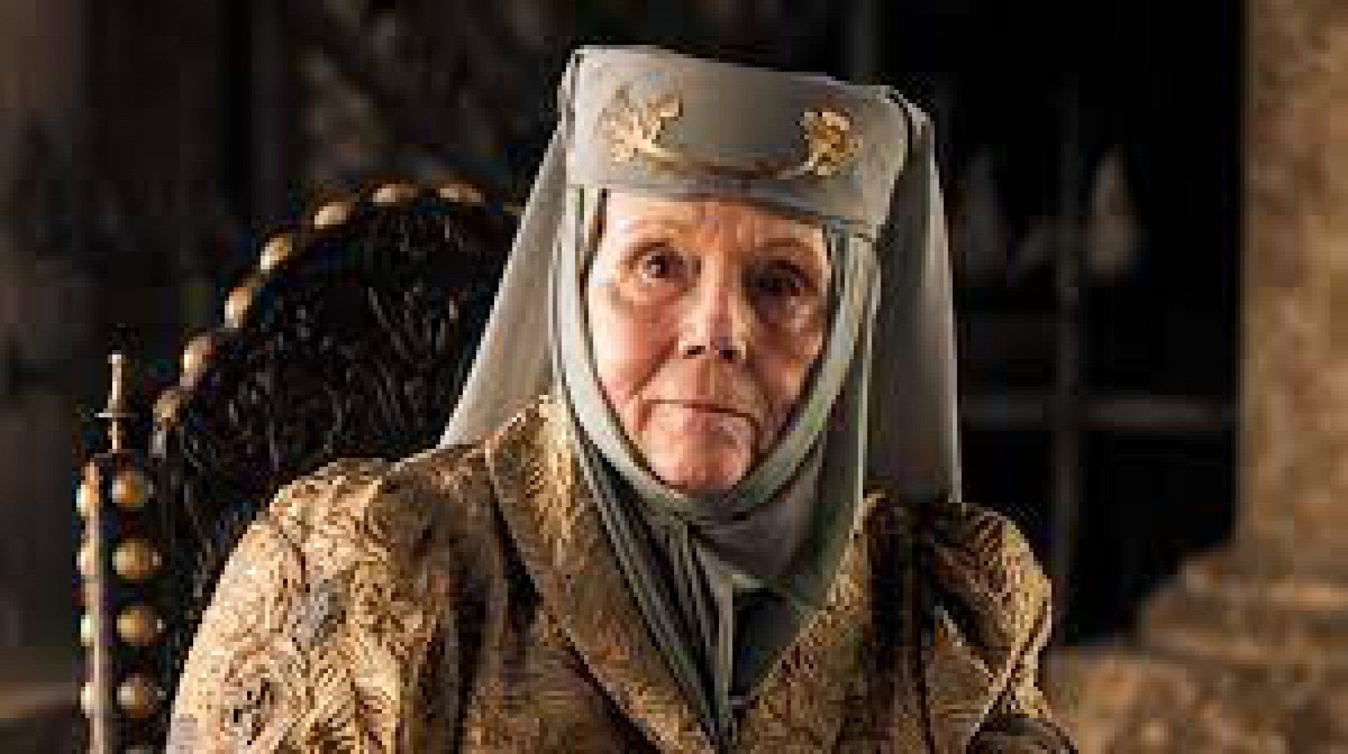 Diana Rigg como Lady Olena Tyrell em 'Game of Thrones' - Reprodução