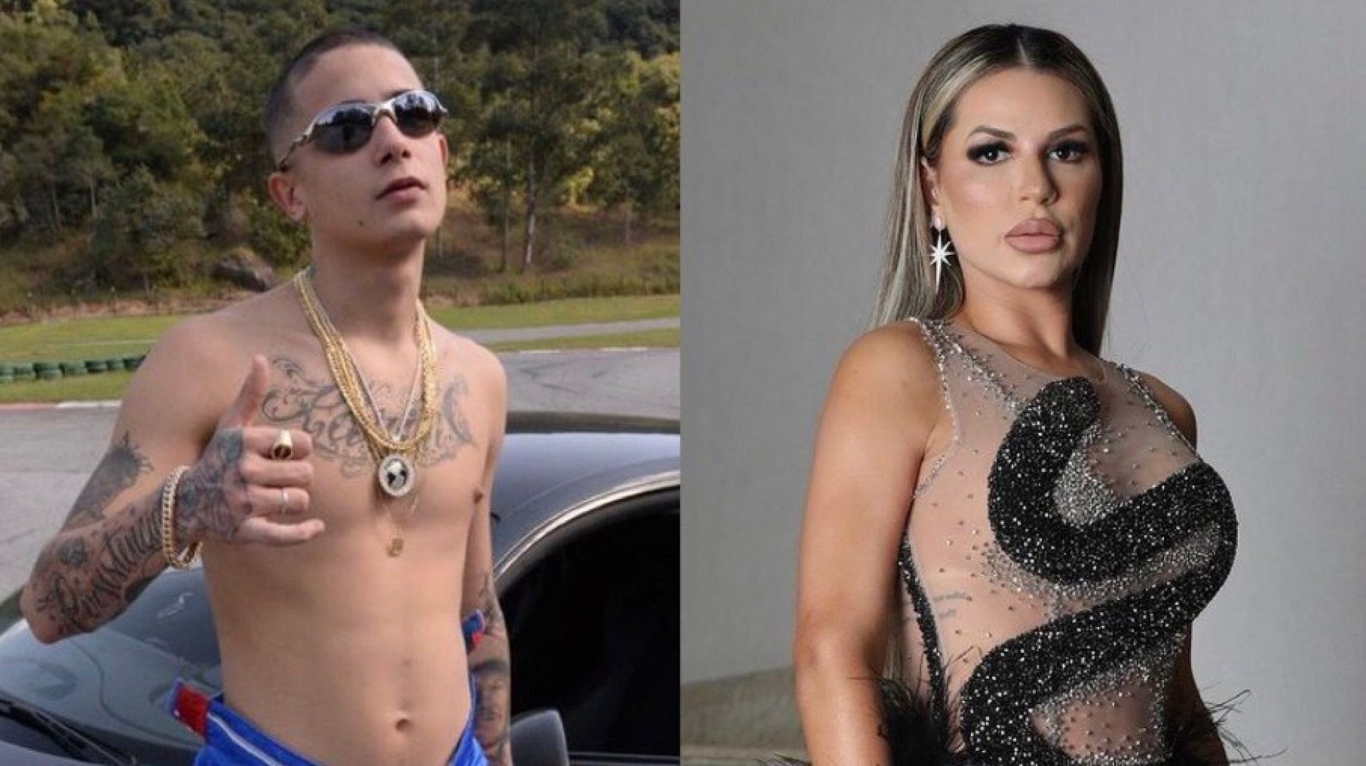 Mc Hariel e Deolane Bezerra - Reprodução Internet 