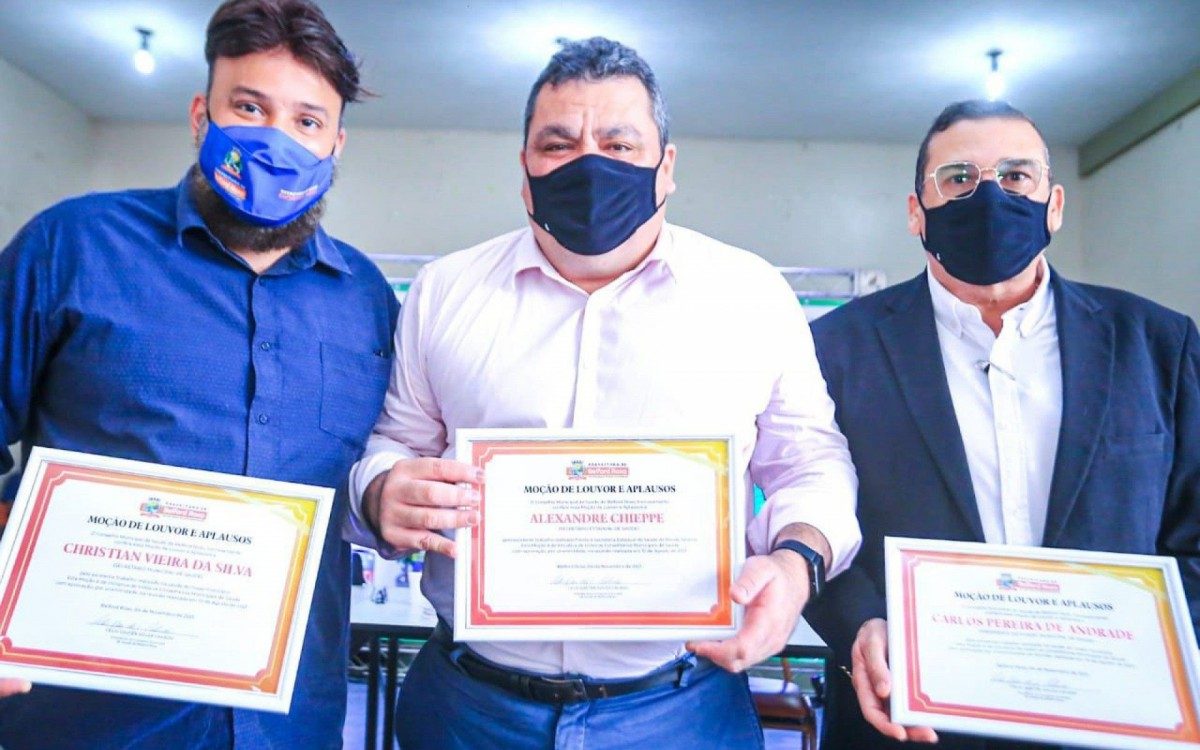 Christian Vieira, Alexandre Chieppe e Carlos Andrade foram agraciados com mo&ccedil;&otilde;es