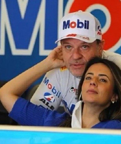 Rubinho Barrichello e Paloma Tocci