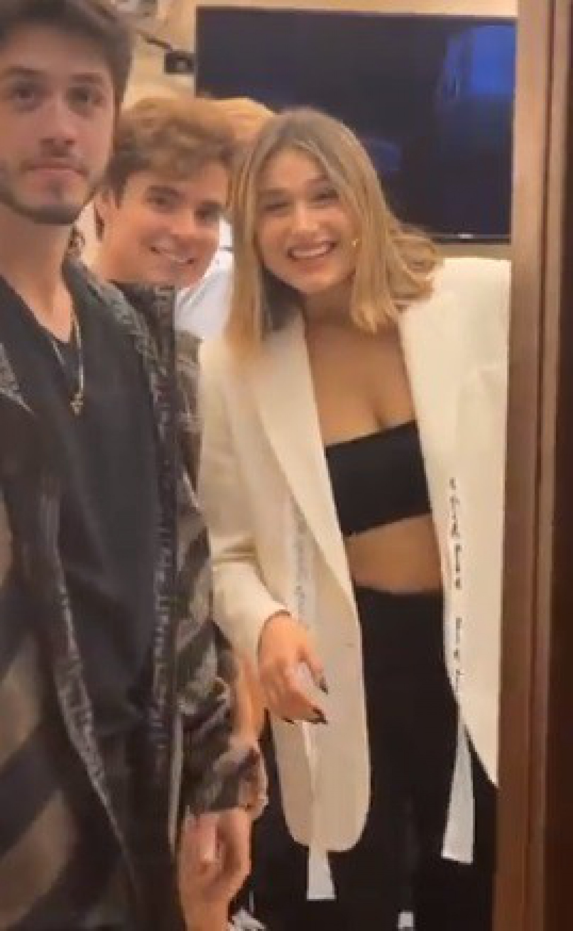 João Figueiredo e Sasha participam do 'Caldeirão' - reprodução do instagram