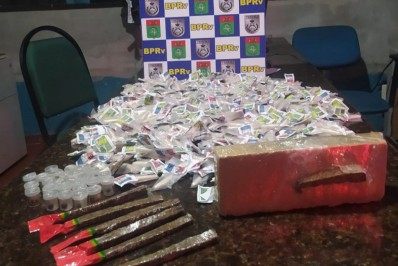 Traficante é preso com grande quantidade de drogas em Saquarema