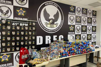 Quadrilha especializada em roubo de cargas de cigarros é presa na Zona Norte