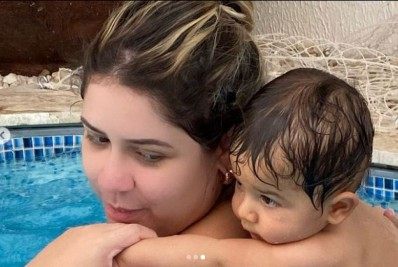 Marília Mendonça e o filho, Leo - reprodução do instagram